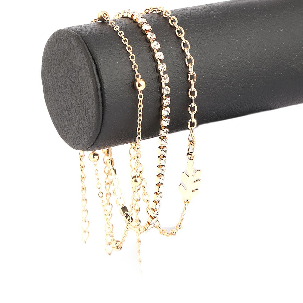 Women's Bracelet- Golden, Women, Bangles & Bracelets, Chase Value, Chase Value