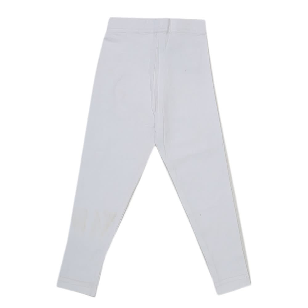 Girls Plain Tights - White, Kids, Tights Leggings And Pajama, Chase Value, Chase Value