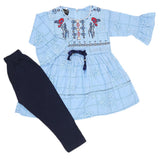 Girls Pajama Suit 1020 Blue - A, Kids, Girls Sets And Suits, Chase Value, Chase Value
