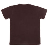 Boys Half Sleeves T-Shirt 3986 - Dark Brown, Kids, Boys T-Shirts, Chase Value, Chase Value
