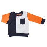 Newborn Boys Sweatshirt - Orange, Kids, New Born Boys Winterwear, Chase Value, Chase Value