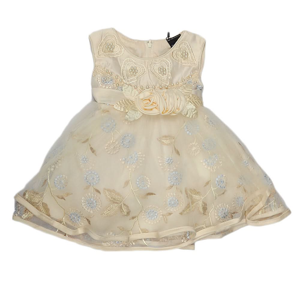 Girls Fancy Frock Fawn, Kids, Girls Frocks, Chase Value, Chase Value