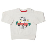 Newborn Boys Sweatshirt - Cream, Kids, New Born Boys Winterwear, Chase Value, Chase Value
