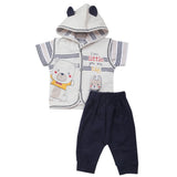 Newborn Boys Half Sleeves Suit - Navy Blue, Kids, New Born Boys Sets And Suits, Chase Value, Chase Value