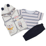 Newborn Boys Half Sleeves Suit - Navy Blue, Kids, New Born Boys Sets And Suits, Chase Value, Chase Value