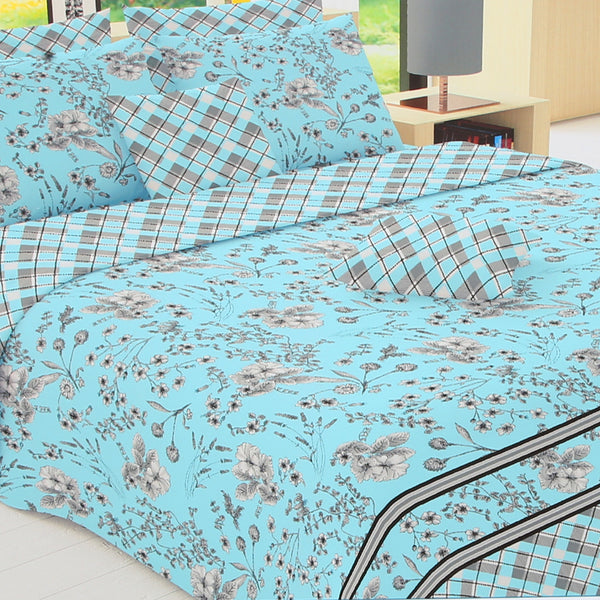 King Size 8 Piece Quilt Cover Set - Q-7, King Size Bed Sheet, Chase Value, Chase Value