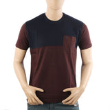 Men's Half Sleeves T-Shirt - Dark Blue, Men's T-Shirts & Polos, Chase Value, Chase Value