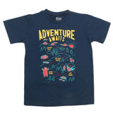Boys Half Sleeves T-Shirt 3994 - Steel Blue, Kids, Boys T-Shirts, Chase Value, Chase Value