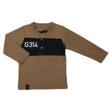 Boy's Full Sleeves T-Shirt 123 - Light Brown, Kids, Boys T-Shirts, Chase Value, Chase Value