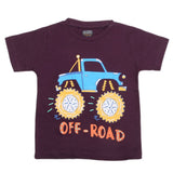 Boys Half Sleeves Jersey T-Shirt 4144 - Purple, Kids, Boys T-Shirts, Chase Value, Chase Value
