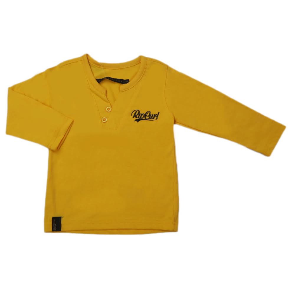 Boy's Full Sleeves T-Shirt 123 - Yellow, Kids, Boys T-Shirts, Chase Value, Chase Value