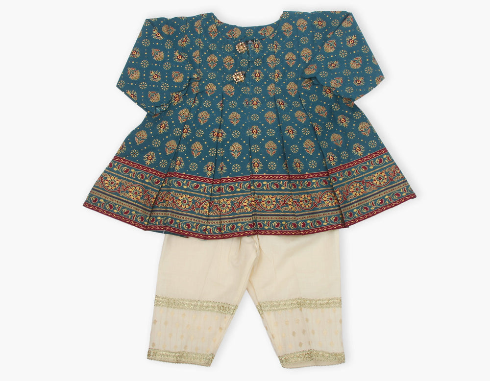 Girls Shalwar Suit - Sea Green, Girls Shalwar Kameez, Chase Value, Chase Value