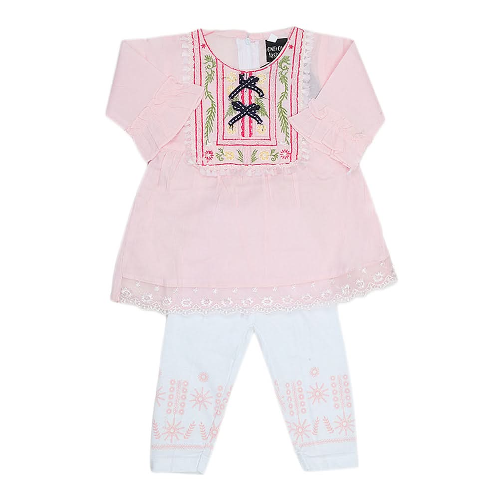Newborns Girls Full Sleeves Suit - Pink, Kids, New Born Girls Sets And Suits, Chase Value, Chase Value