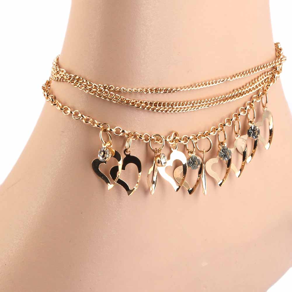 Women's Anklet - Golden, Women, Foot Jewellery, Chase Value, Chase Value