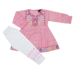 Girls Pajama Suit 1269 Pink - A, Kids, Girls Sets And Suits, Chase Value, Chase Value