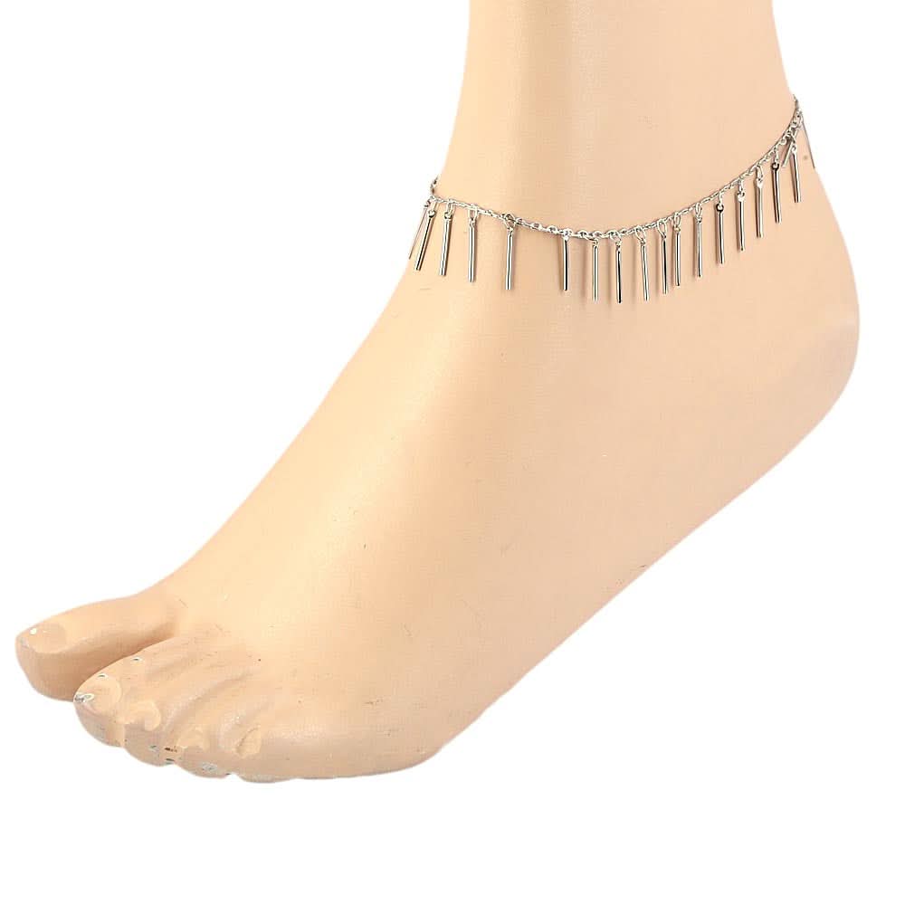 Women's Anklet  - Silver, Women, Foot Jewellery, Chase Value, Chase Value