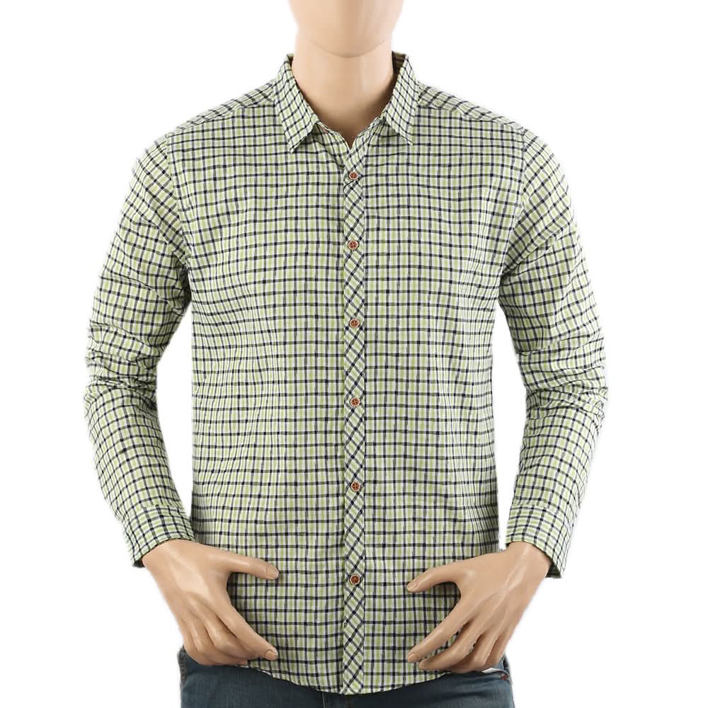 Men's Casual Club Check Shirt - Light Green, Men's Shirts, Chase Value, Chase Value