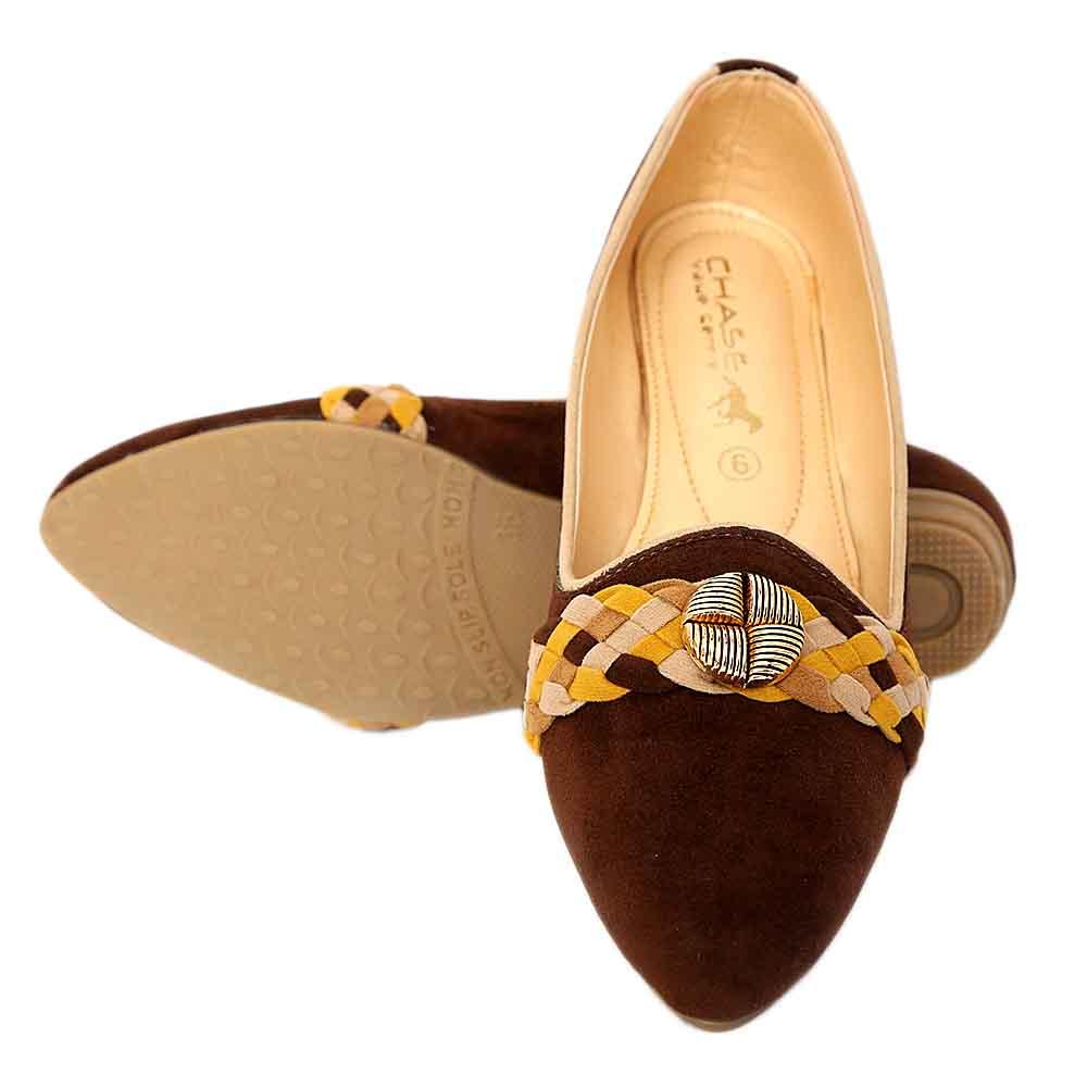 Women's Fancy Pumps (J441) - Brown, Women, Pumps, Chase Value, Chase Value