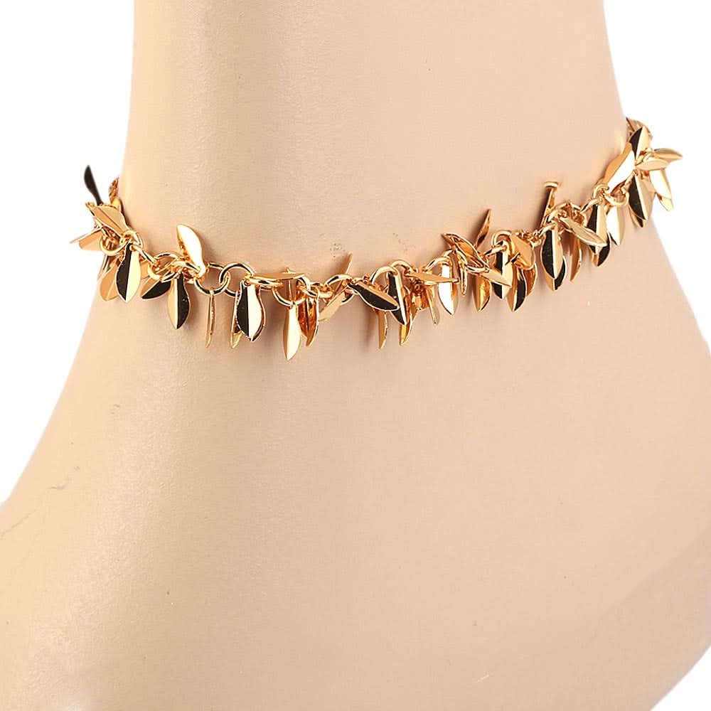 Women's Anklet  - Golden, Women, Foot Jewellery, Chase Value, Chase Value