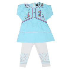 Girls Pajama Suit - Blue, Kids, Girls Sets And Suits, Chase Value, Chase Value