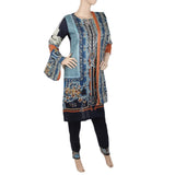 Women's Printed Shalwar Suit - Navy Blue, Women, Shalwar Suits, Chase Value, Chase Value