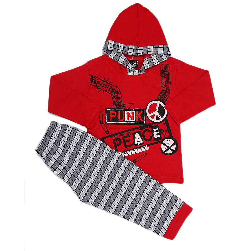 Boys Pajamas Suits 2232  - Red, Kids, Boys Sets And Suits, Chase Value, Chase Value