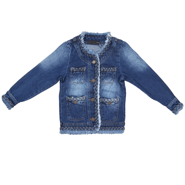 Eminent Girls Full Sleeves Jacket E9 - Dark Blue, Kids, Girls Jackets, Eminent, Chase Value