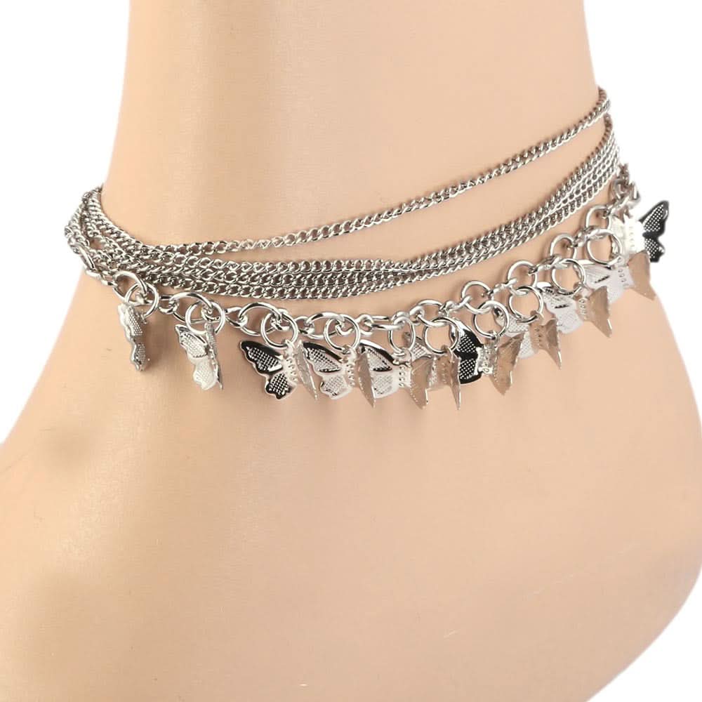 Women's Anklet - Silver, Women, Foot Jewellery, Chase Value, Chase Value