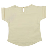 Newborn Girls Half Sleeves T-Shirt - Yellow, Kids, Newborn Girls T-Shirts, Chase Value, Chase Value