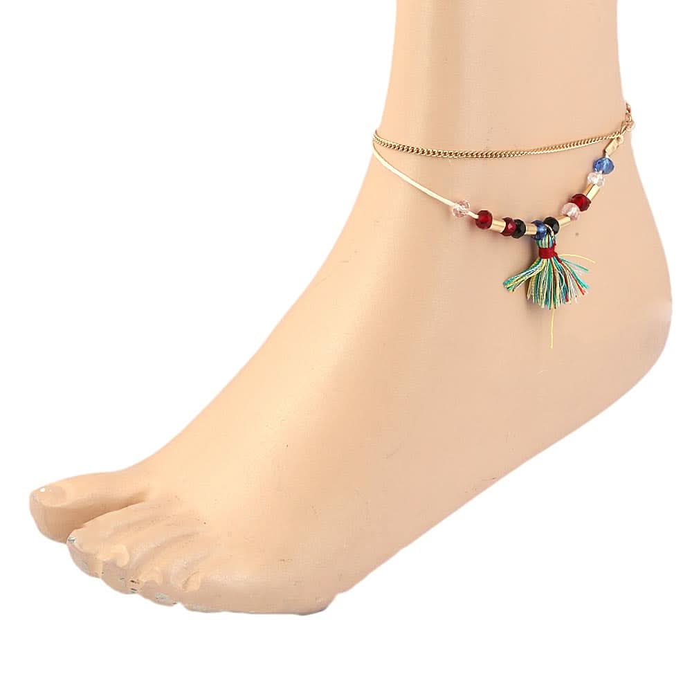 Women's Anklet - Multi, Women, Foot Jewellery, Chase Value, Chase Value