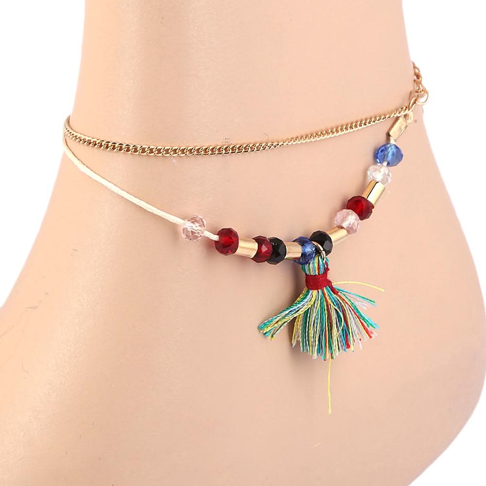 Women's Anklet - Multi, Women, Foot Jewellery, Chase Value, Chase Value