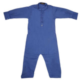 Boys Embroidered Kurta Shalwar Suit - Royal Blue, Kids, Boys Shalwar Kameez, Chase Value, Chase Value