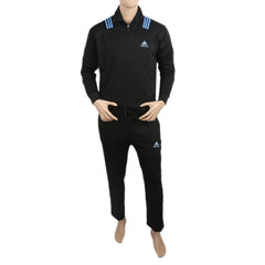 Men's Yarn Dyed Track Suit - Black, Men, Track Suits, Chase Value, Chase Value