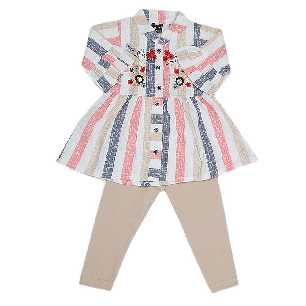 Girls Pajama Suit 975 Multi - A, Kids, Girls Sets And Suits, Chase Value, Chase Value