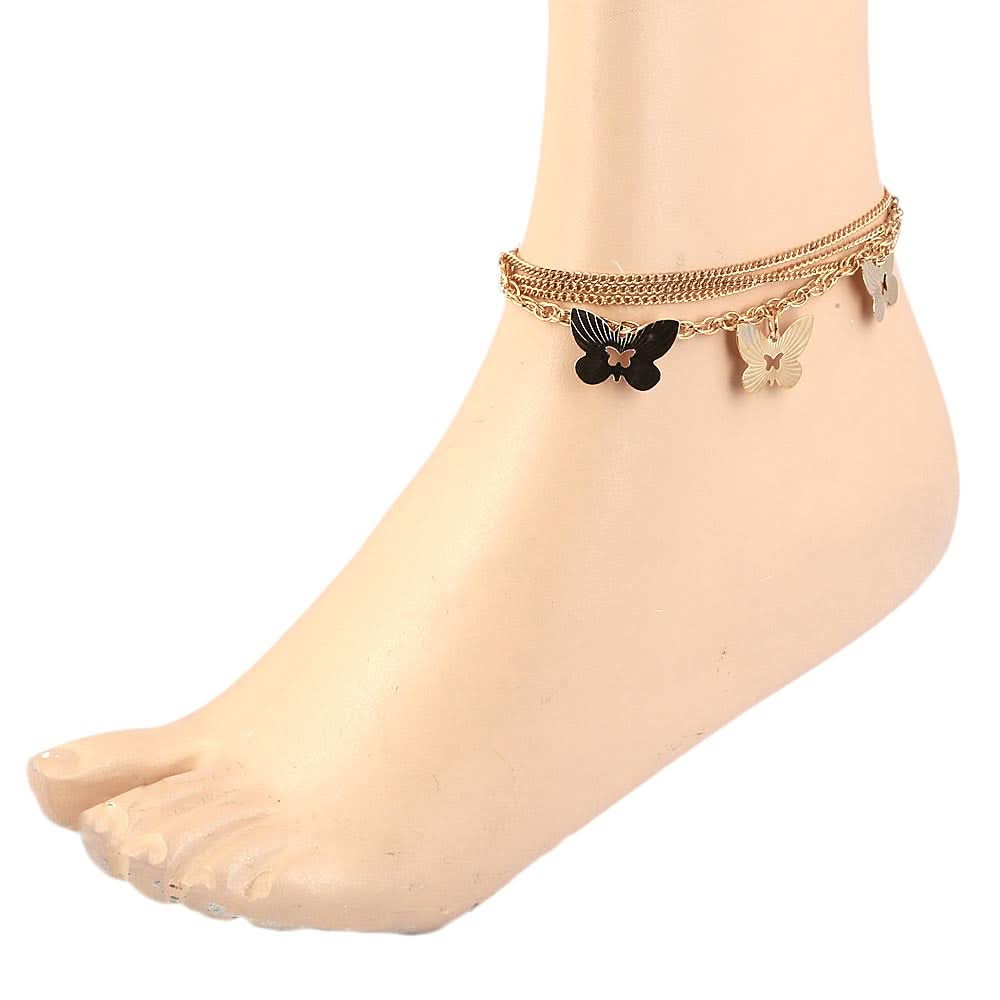 Women's Anklet - Golden, Women, Foot Jewellery, Chase Value, Chase Value