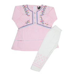 Girls Pajama Suit - Pink - A, Kids, Girls Sets And Suits, Chase Value, Chase Value