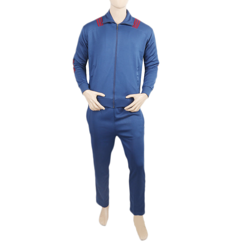 Men's Yarn Dyed Track Suit - Dark Blue, Men, Track Suits, Chase Value, Chase Value