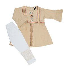 Girls Pajama Suit - Light Brown, Kids, Girls Sets And Suits, Chase Value, Chase Value
