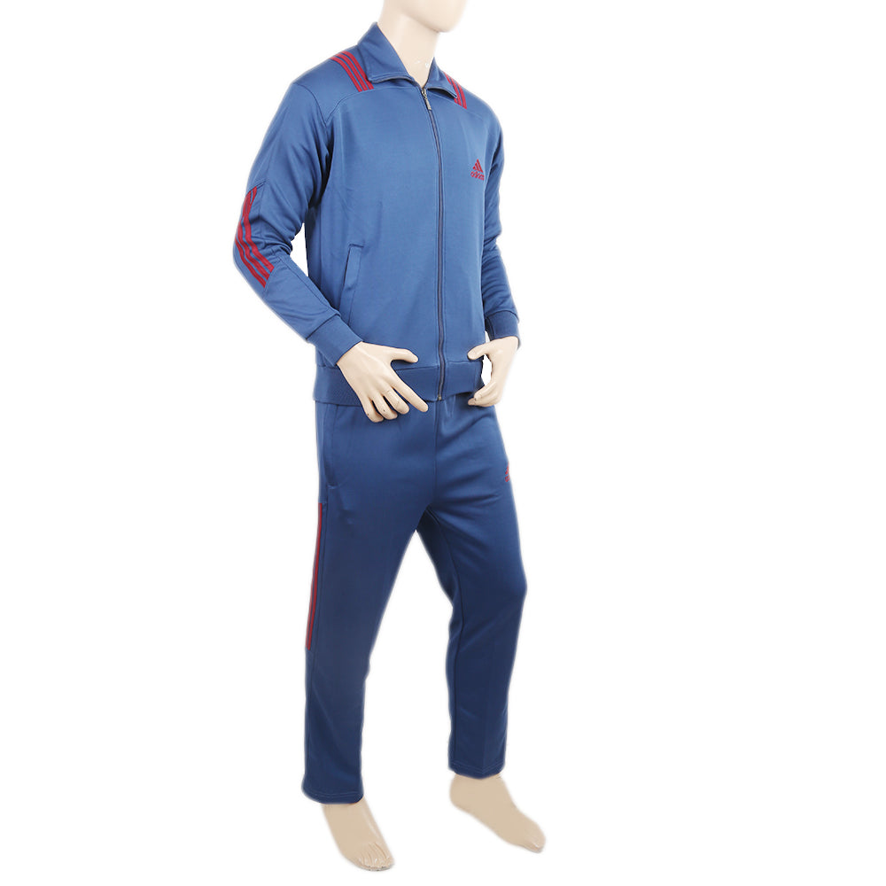 Men's Yarn Dyed Track Suit - Dark Blue, Men, Track Suits, Chase Value, Chase Value