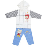 Newborn Boys Full Sleeve Suit (9009) - White, Kids, NB Boys Sets And Suits, Chase Value, Chase Value