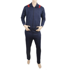 Men's Yarn Dyed Track Suit - Navy Blue, Men, Track Suits, Chase Value, Chase Value