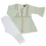 Girls Pajama Suit - Light Green, Kids, Girls Sets And Suits, Chase Value, Chase Value