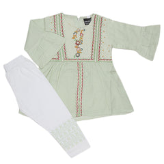 Girls Pajama Suit - Light Green, Kids, Girls Sets And Suits, Chase Value, Chase Value