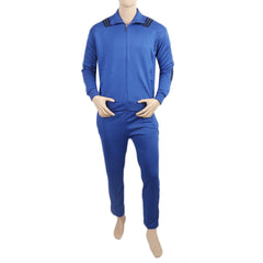 Men's Yarn Dyed Track Suit - Royal Blue, Men, Track Suits, Chase Value, Chase Value