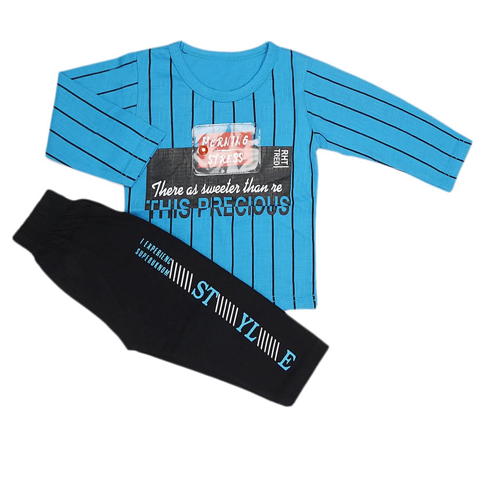 Boys Full Sleeves Suit   44110 - Blue, Kids, Boys Sets And Suits, Chase Value, Chase Value