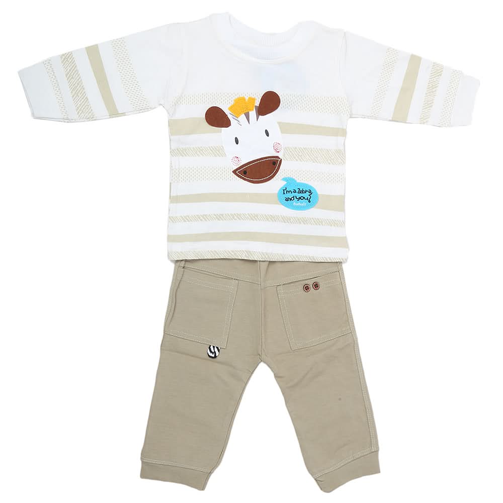 Newborn Boys Full Sleeve Suit (9024) - Be[ge, Kids, NB Boys Sets And Suits, Chase Value, Chase Value