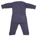 Boys Embroidered Kurta Shalwar Suit - Navy Blue, Kids, Boys Shalwar Kameez, Chase Value, Chase Value