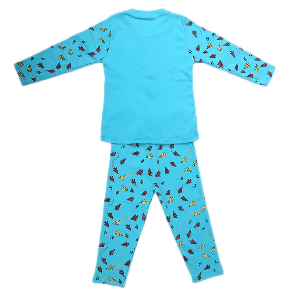 Boys Fancy Sleeping Suit - Blue, Kids, Boys Sets And Suits, Chase Value, Chase Value