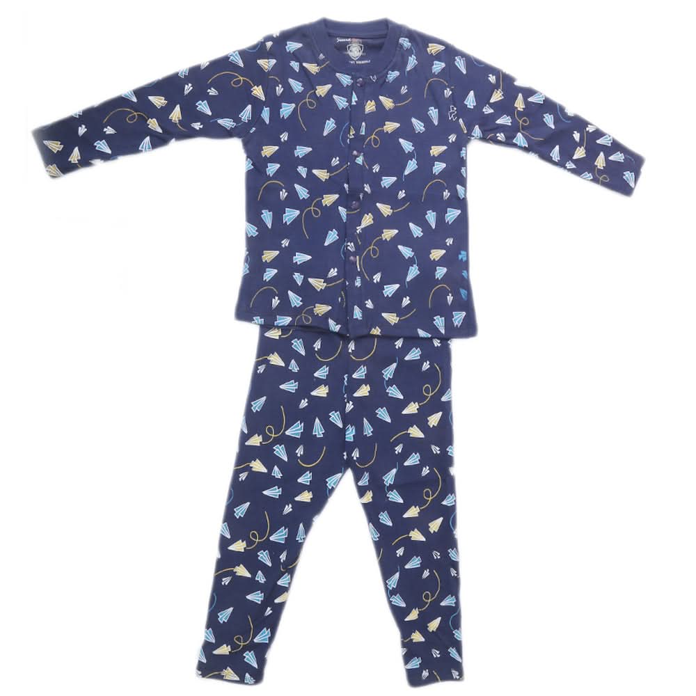 Boys Fancy Sleeping Suit - Navy Blue, Kids, Boys Sets And Suits, Chase Value, Chase Value