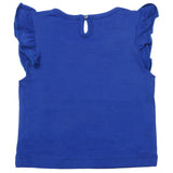 Newborn Girls Half Sleeves T-Shirt - Royal Blue, Kids, Newborn Girls T-Shirts, Chase Value, Chase Value